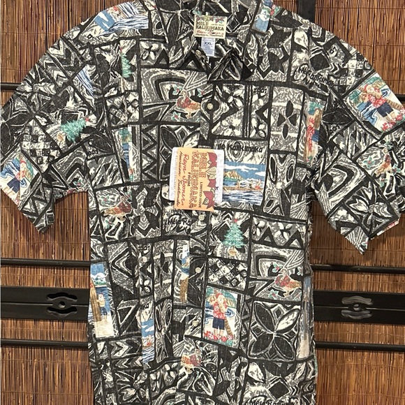 REYN Spooner NWT Holiday ALOHA Hawaiian Shirt  2XL - Picture 8 of 8